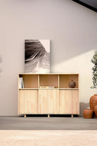 Masif Ahşap Yüksek Büfe & Konsol - 1