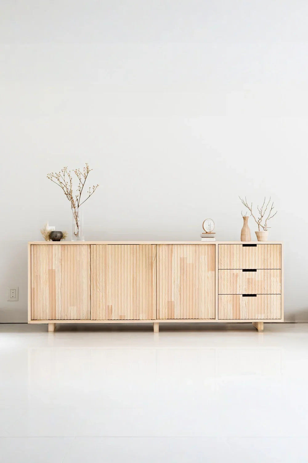 Masif Ahşap Çekmeceli Büfe & Konsol - 0