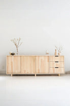 Masif Ahşap Çekmeceli Büfe & Konsol - 0