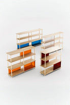 Renkli Kapak Seçenekli 4 Raflı Kitaplık - 0