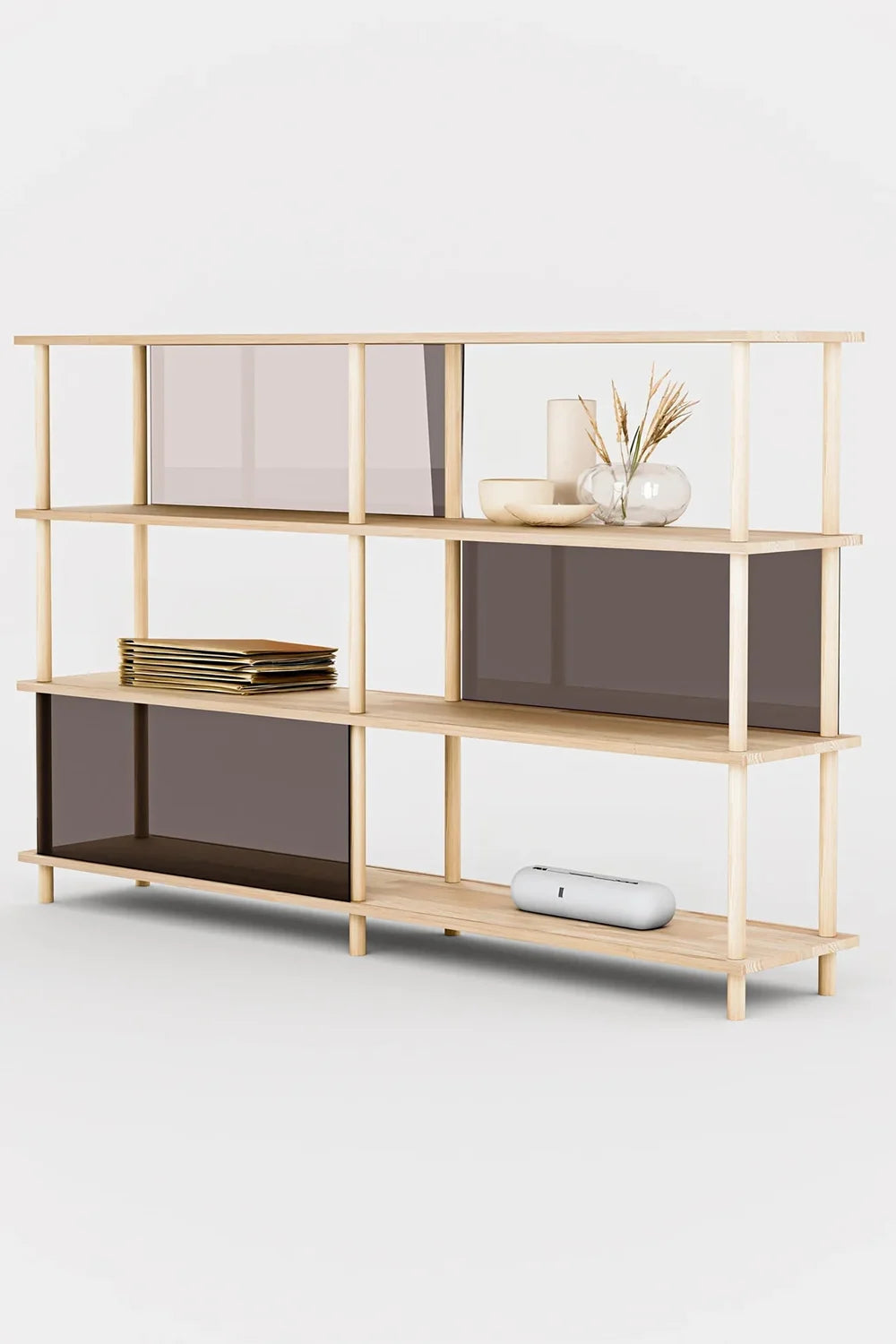 Renkli Kapak Seçenekli 4 Raflı Kitaplık - 2