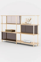 Renkli Kapak Seçenekli 4 Raflı Kitaplık - 2