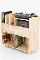 Masif Ahşap Plak Çalar Standı - 3