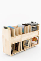 Masif Ahşap Plak Çalar Standı - 4