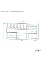 Masif Ahşap Plak Çalar Standı - 8