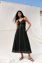 Eva Maxi Dress Black - 0