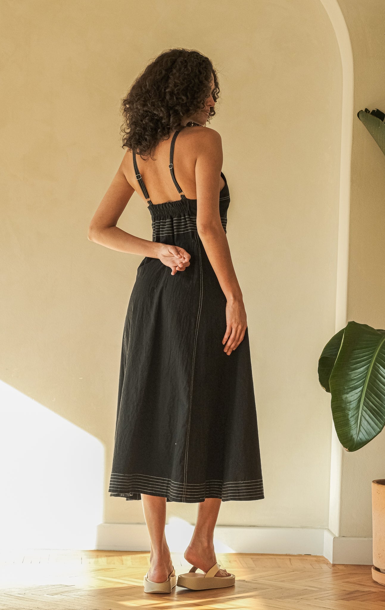 Eva Maxi Dress Black - 1