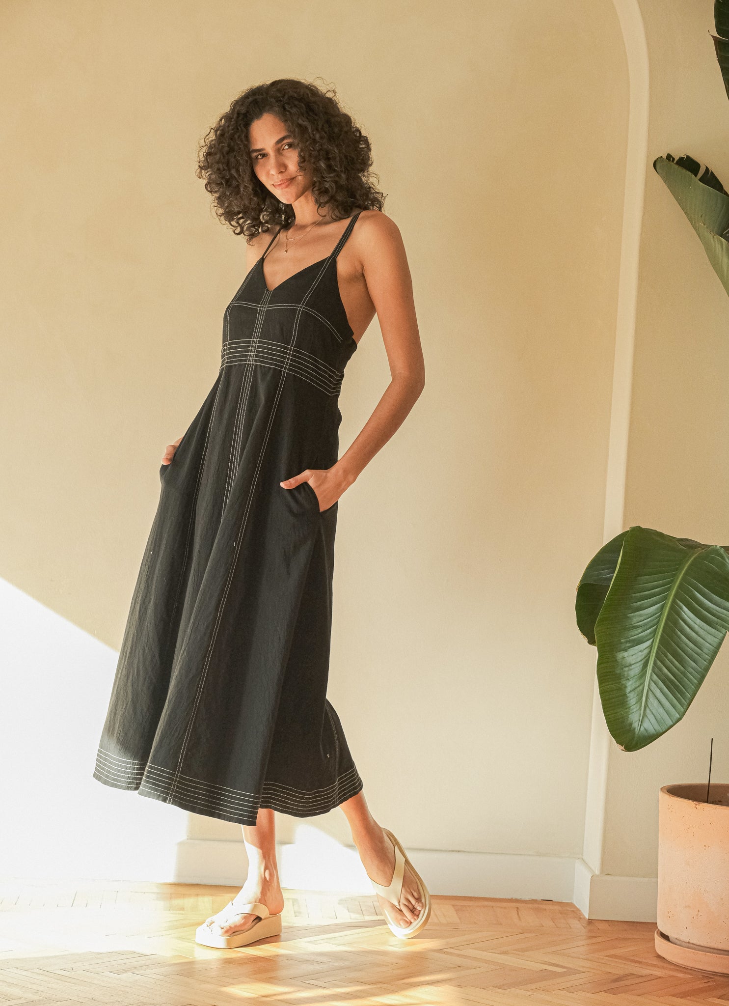 Eva Maxi Dress Black - 2