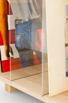 Masif Ahşap Plak & Pikap Depolama Ünitesi - 1