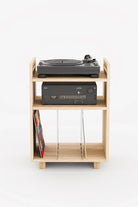 Masif Ahşap Plak & Pikap Depolama Ünitesi - 2