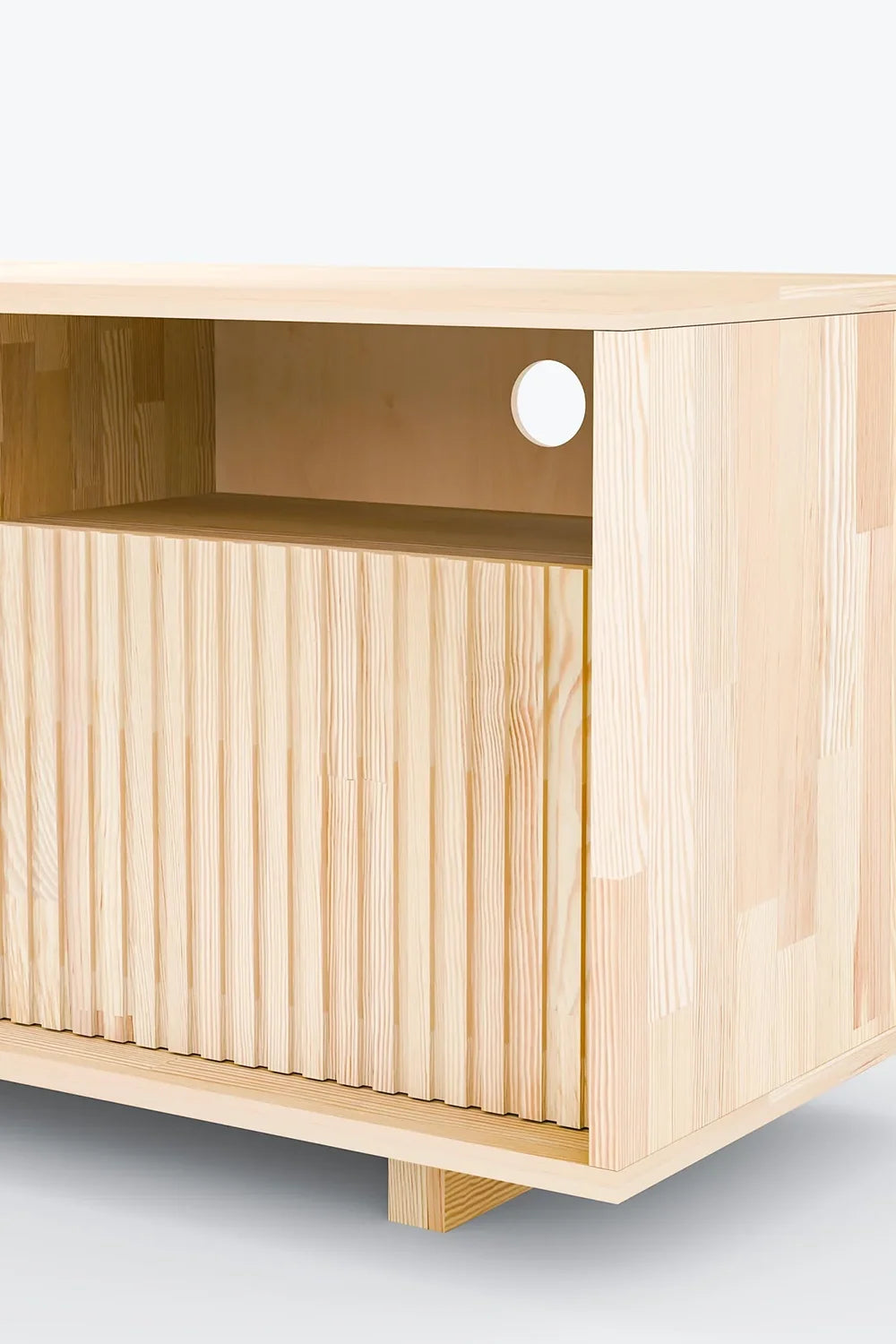 Masif Ahşap Kapaklı Tv Ünitesi - 2