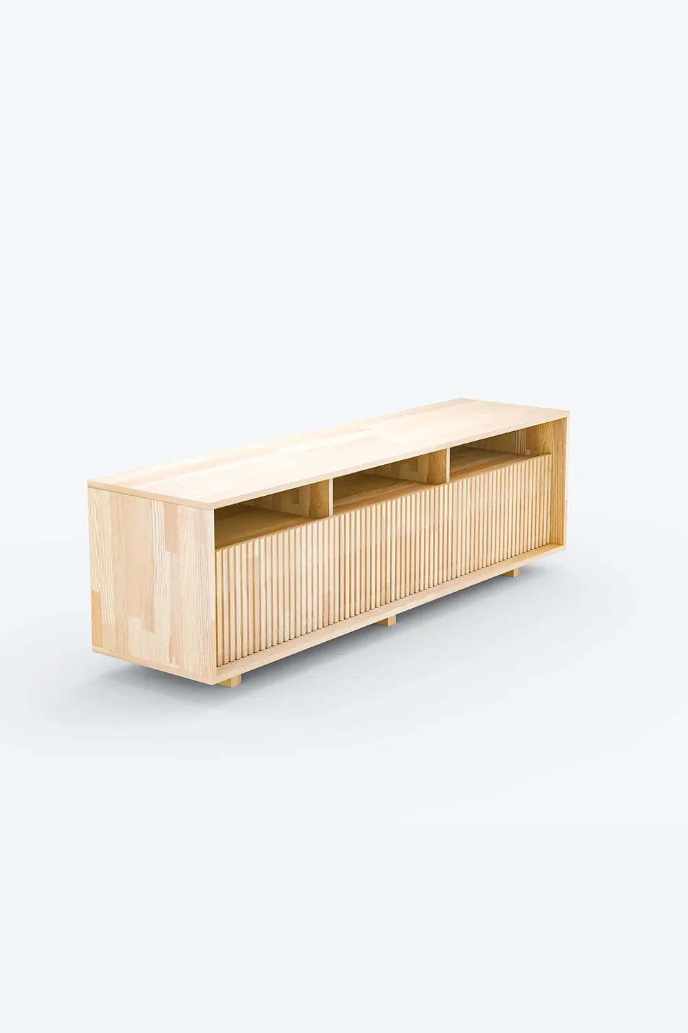 Masif Ahşap Kapaklı Tv Ünitesi - 3