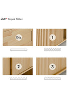 Masif Ahşap Kapaklı Tv Ünitesi - 4