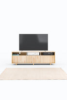 Masif Ahşap Kapaklı Tv Ünitesi - 8