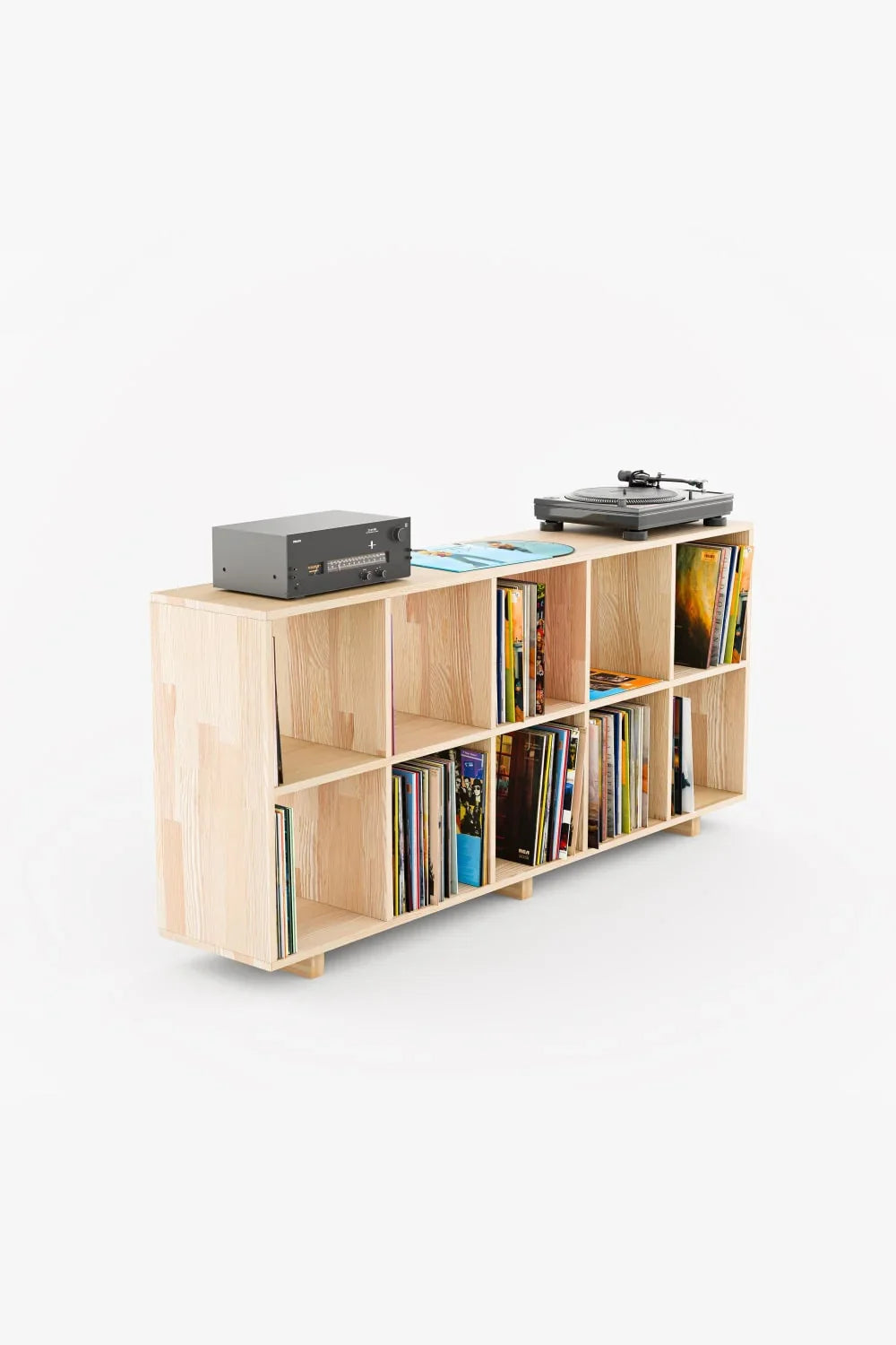 Masif Ahşap Açık Raf Ünitesi - 0