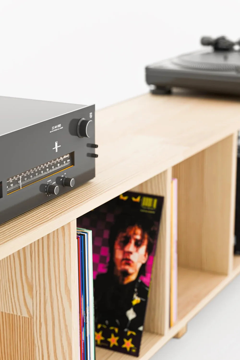 Masif Ahşap Açık Raf Ünitesi & Kitaplık - 2