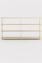 Masif Ahşap 4 Raflı Kitaplık - 1