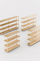 Masif Ahşap 4 Raflı Kitaplık - 4