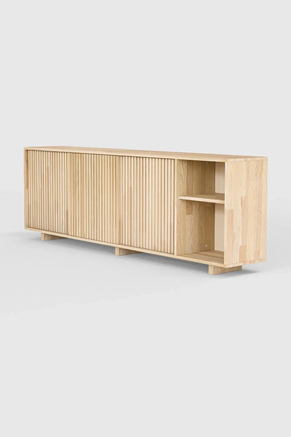 Masif Ahşap Yarı Açık Büfe - 2