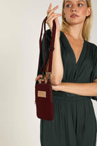 Line Phone Bag - Bordo - 0