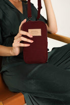 Line Phone Bag - Bordo - 3