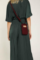 Line Phone Bag - Bordo - 5