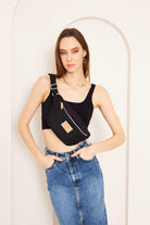 Mojo Bel Çantası - Siyah/Nikel - 2