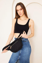 Mojo Bel Çantası - Siyah/Nikel - 4