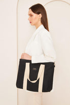 Yaga Large Tote Bag - Siyah - 8