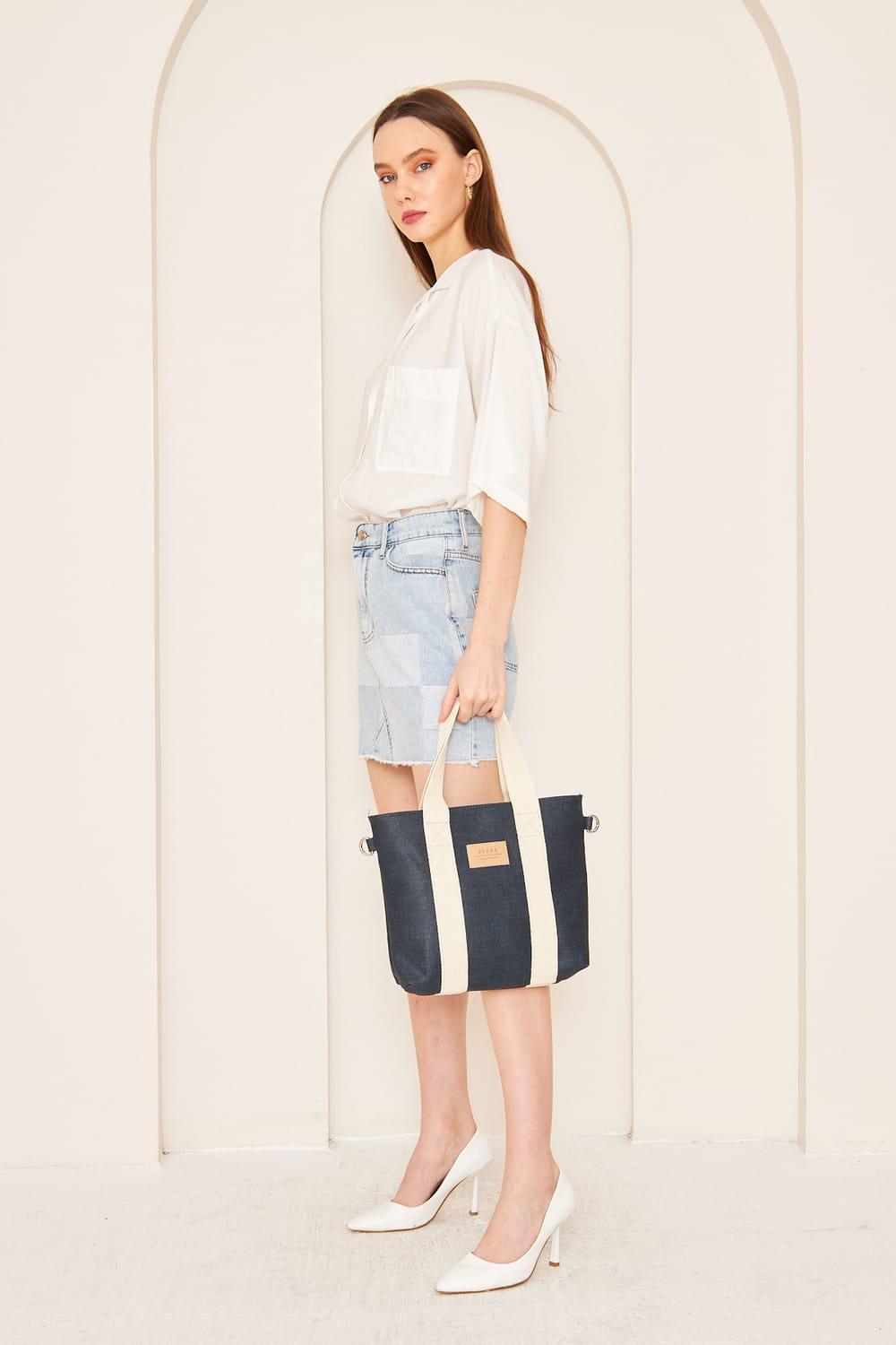 Yaga Tote Bag - Lacivert - 3