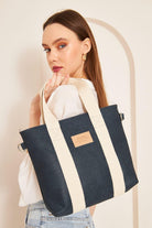Yaga Tote Bag - Lacivert - 5