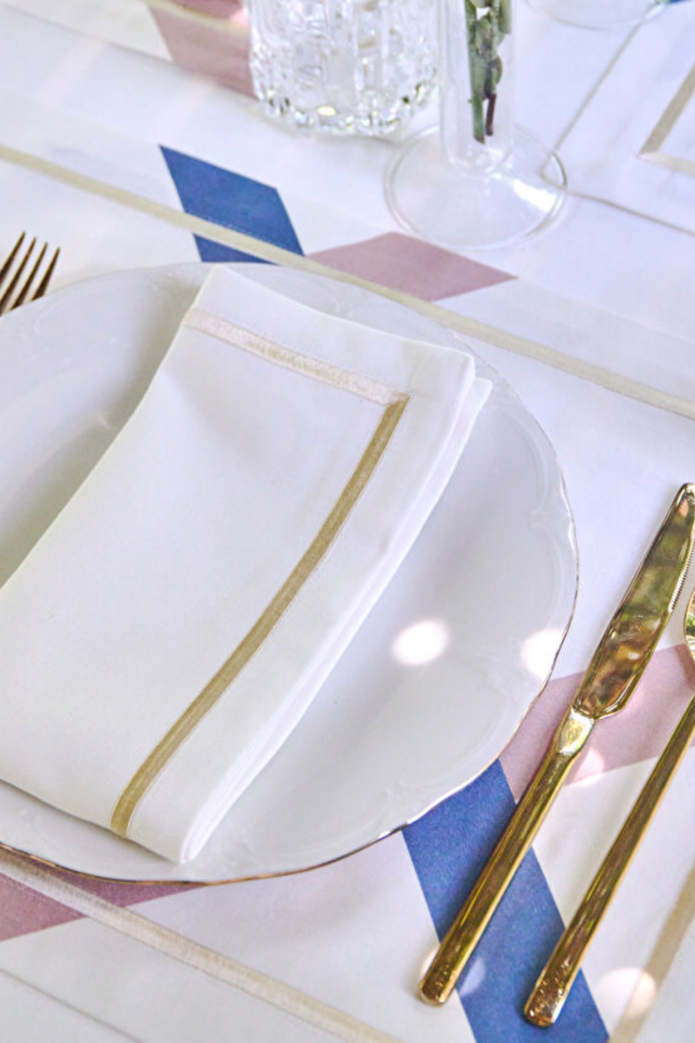 Maya Ivory Pamuklu 4'lü Peçete Seti - 0