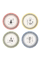 Holiday Collection Porselen Tatlı Tabağı Seti 4 Parça - 1