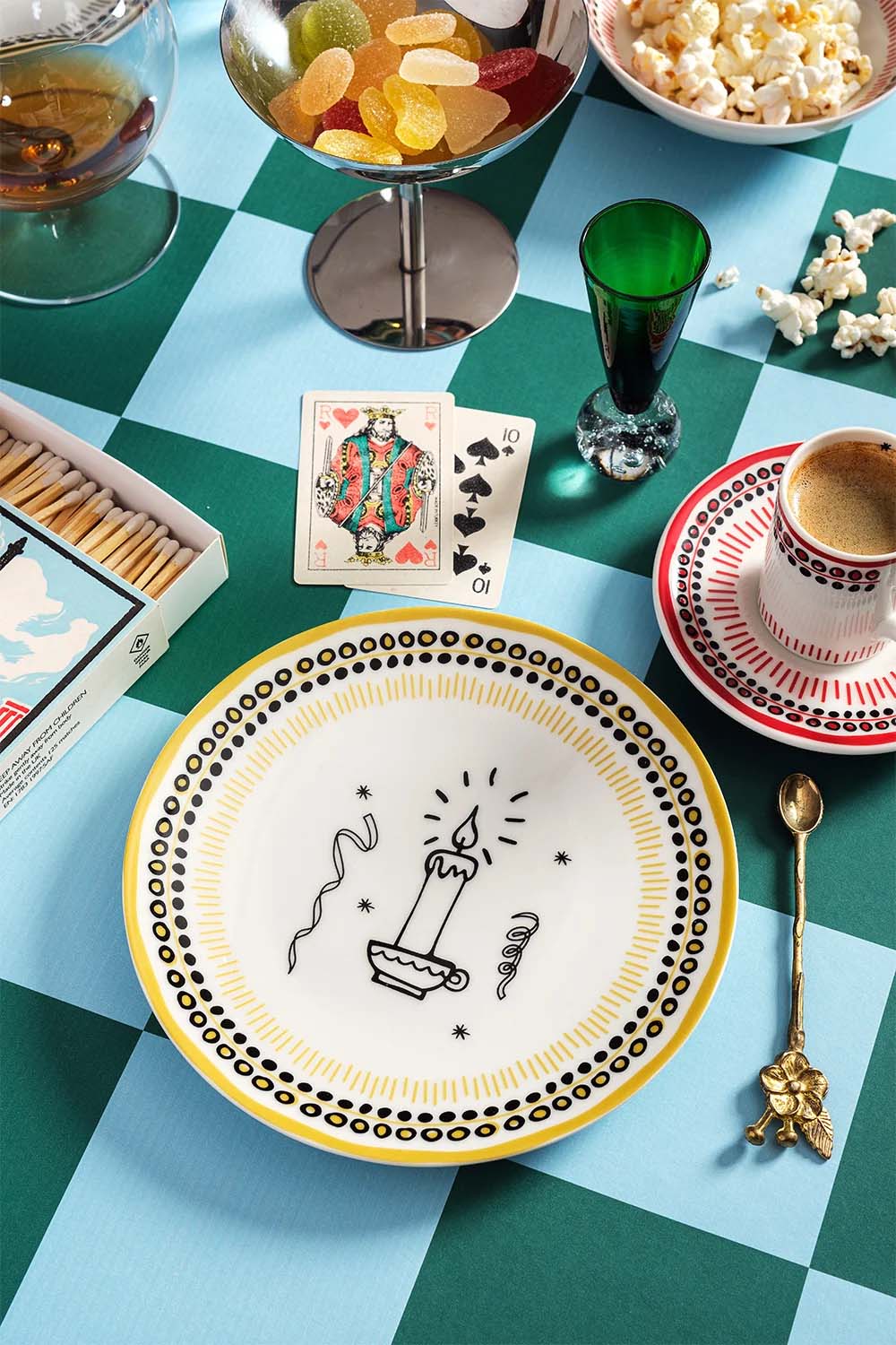 Holiday Collection Porselen Tatlı Tabağı Seti 4 Parça - 6