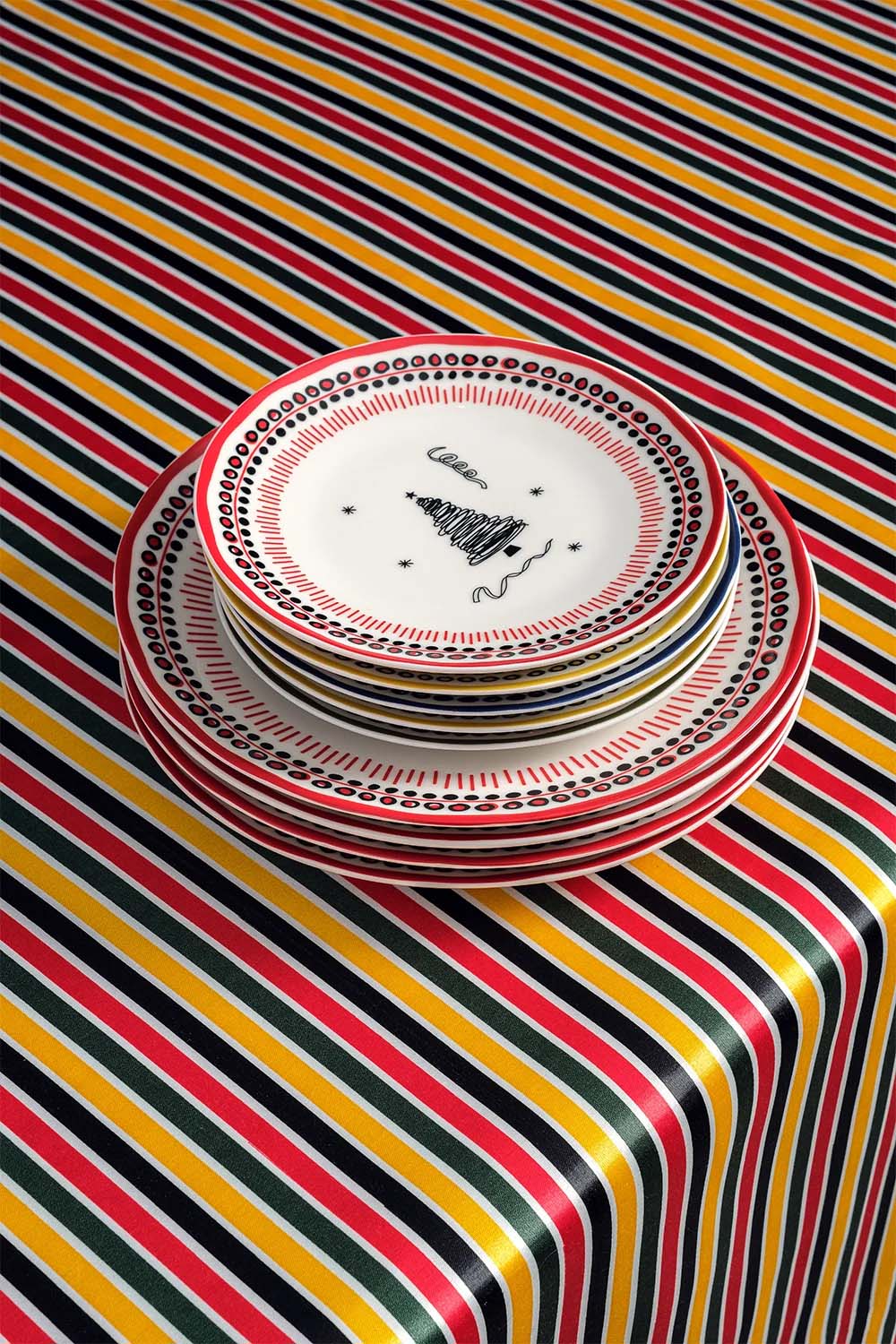 Holiday Collection Porselen Tatlı Tabağı Seti 4 Parça - 7