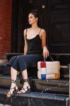 Renkli  Deri Tote Çanta – El Yapımı Omuz Askılı Deri Çanta - 0