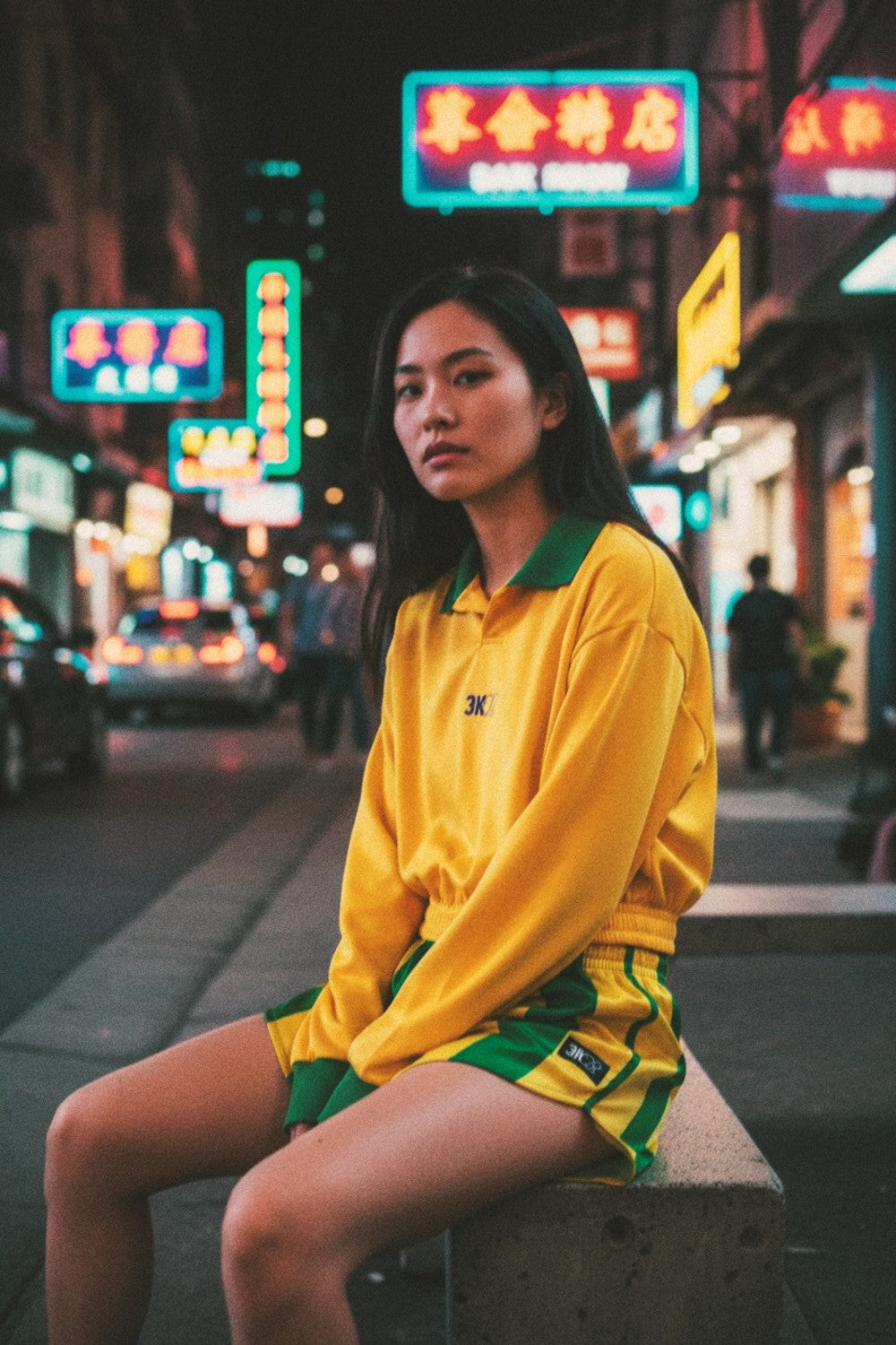 Retro Sarı Sweat - 1