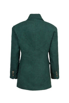 Yün Karışımlı Koyu Yeşil Ceket - 3