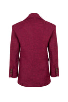 Yün Karışımlı Bordo Ceket - 3