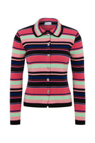 Celine Striped Knitted Top - 1