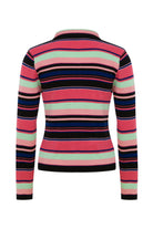 Celine Striped Knitted Top - 2