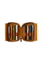 Vegan Apple Skin Sahra Light A6 8 Li Kalem Kılıfı - 0