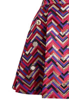 Twinkle Pileli Düğme Detaylı Mini Etek - 1