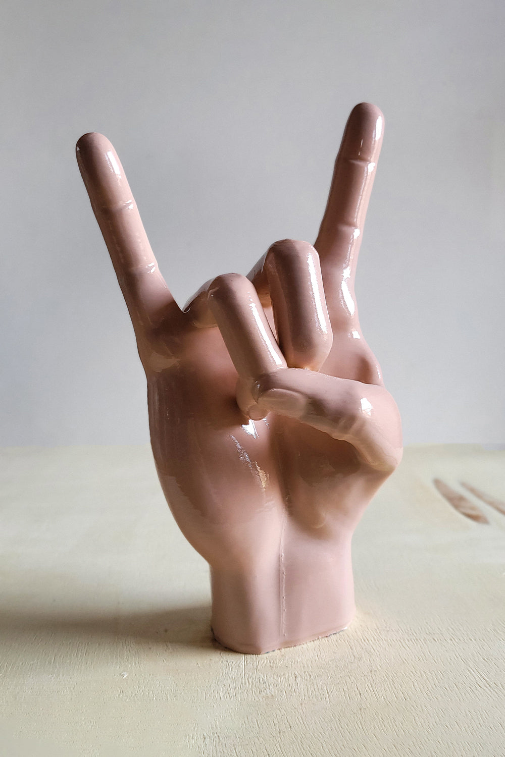 Rock El Figürü | Gül Rengi - 2