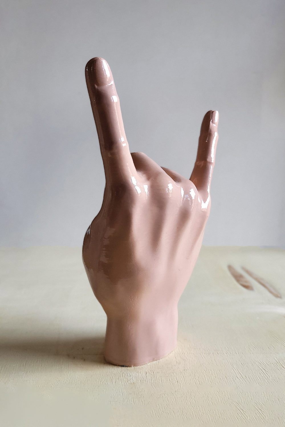 Rock El Figürü | Gül Rengi - 4