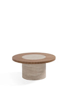 Rim Traverten Meşe Orta Sehpa - 0