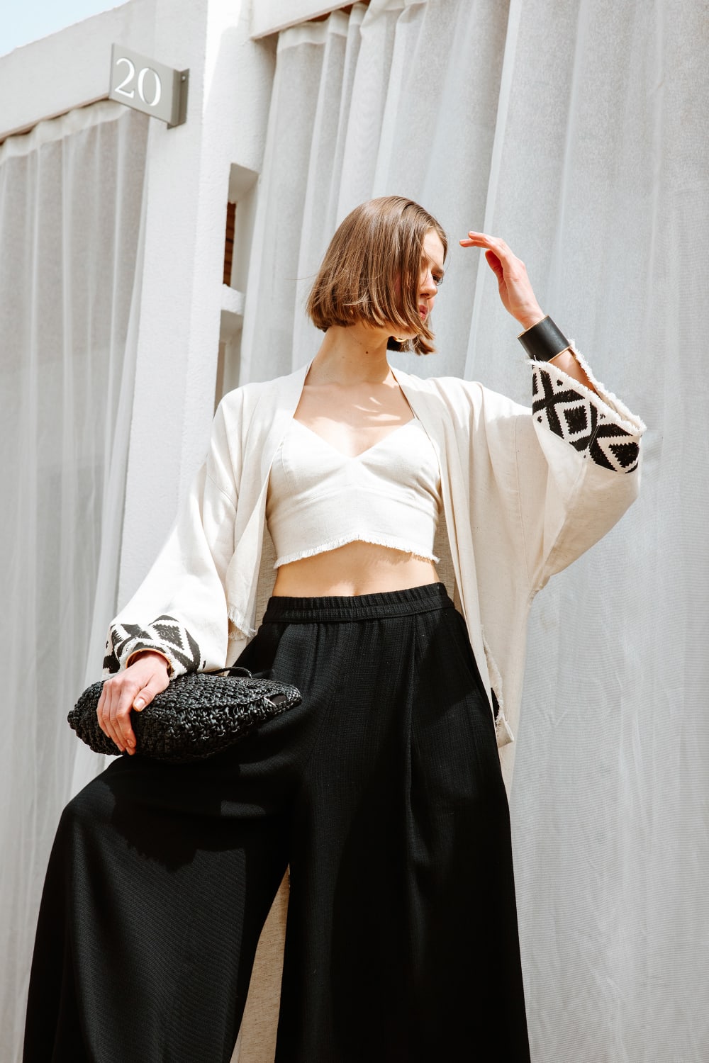 Natürel Üçgen Büstiyer - 1