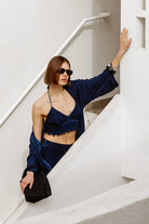 Keten Navy Büstiyer - 0