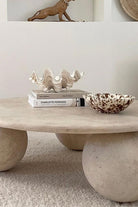 Nella Traverten Orta Sehpa - 1