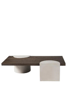 Kapadokya Betonart Meşe Orta Sehpa - 0